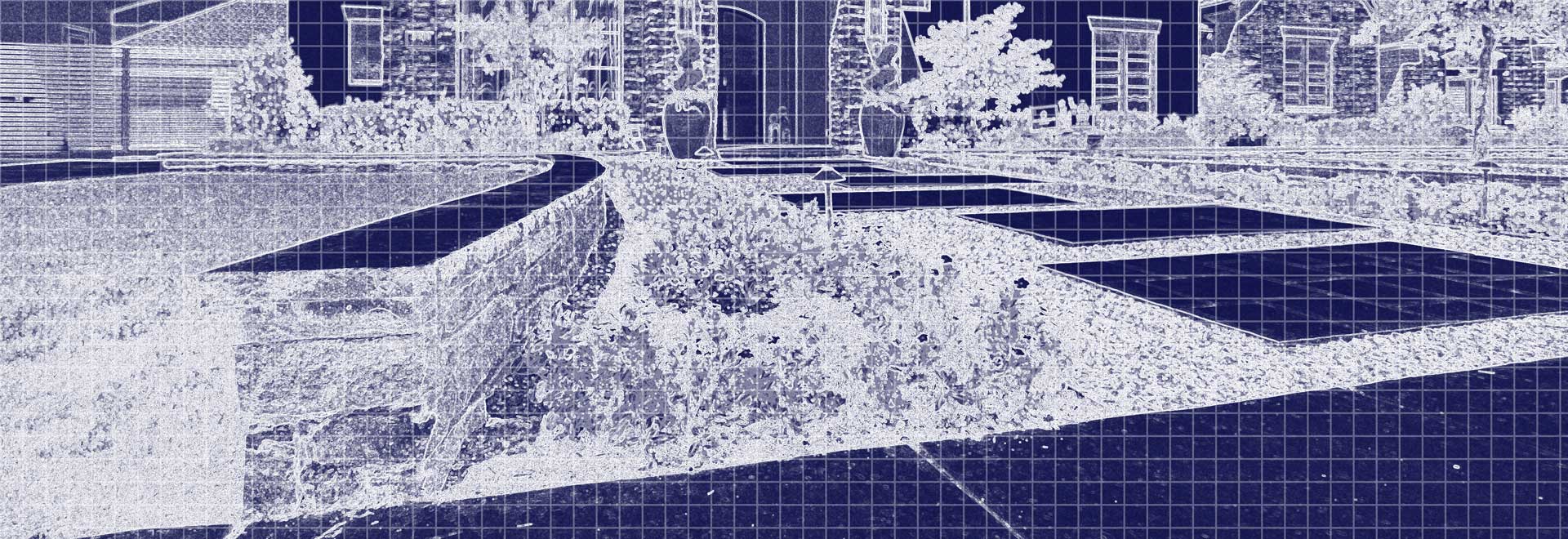 Landscape blueprint for a new property plan
